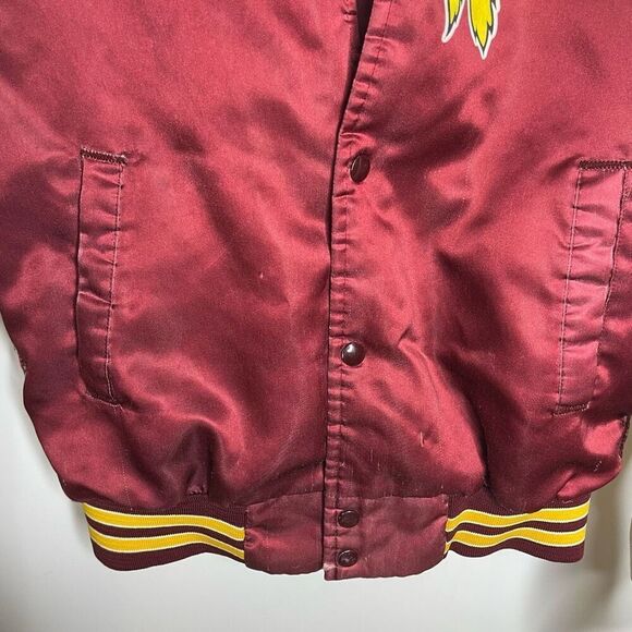 Vintage Chalk Line Washington Commanders NFL Redskins Football Bomber Jacket S - Picture 5 of 10